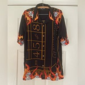 Dragonfly Roadhouse Craps Casino Flames & Dice M